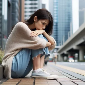 悩む女性